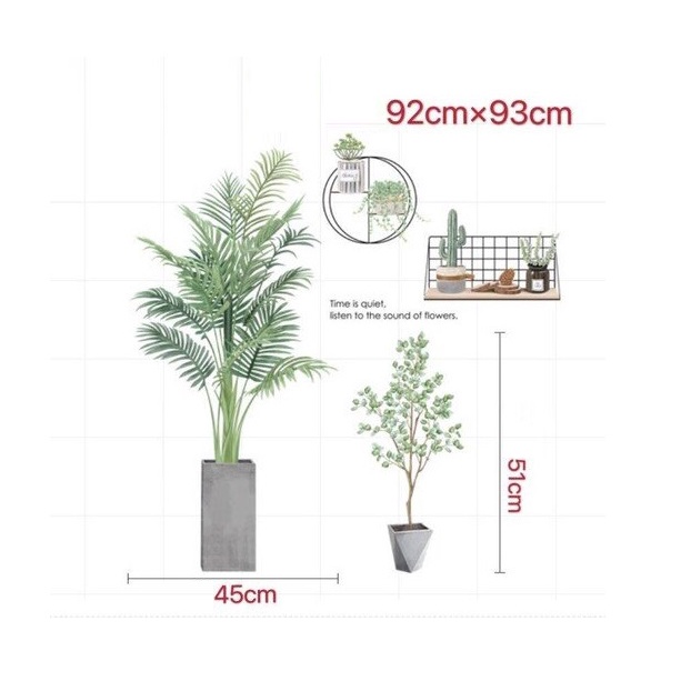 Decal dán tường trang trí góc phòng CÂY XANH  - Tranh dán tường