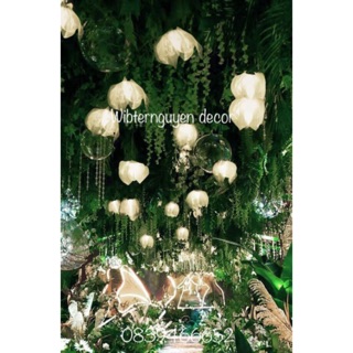 Đèn hoa Thần kỳ  thả trần trang trí dùng ngoài trời