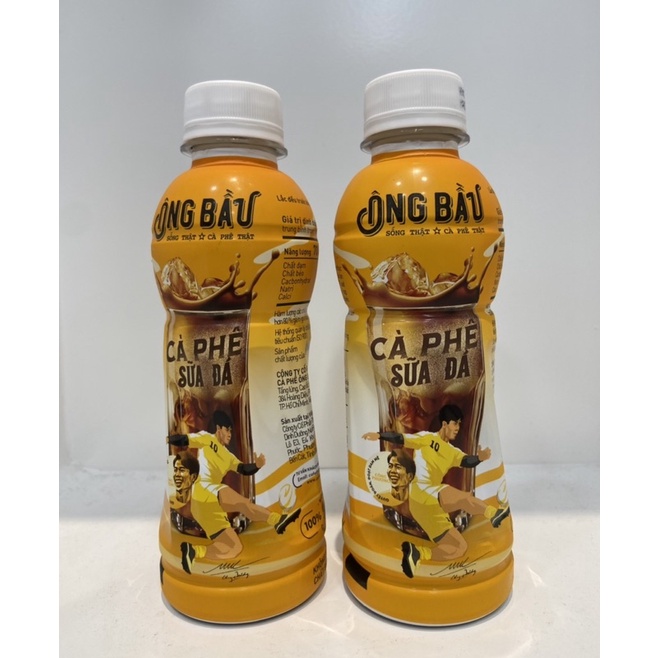 1 Lốc Cà Phê Sữa Đá Ông Bầu /6 Chai *180ml