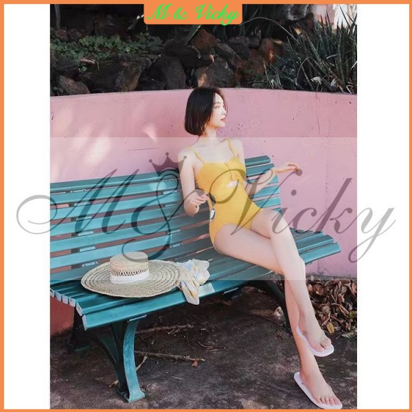 Two Pieces Sets Swimsuit Women Sweet Ins Small Chest Gather Thin Sexy Sun Protection Cover Up with Bikini Swimwear