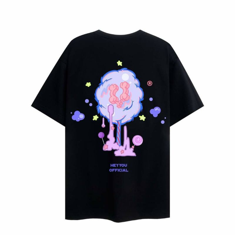 Áo thun Tay Lỡ HEY YOU CANDY form unisex (Chính Hãng)