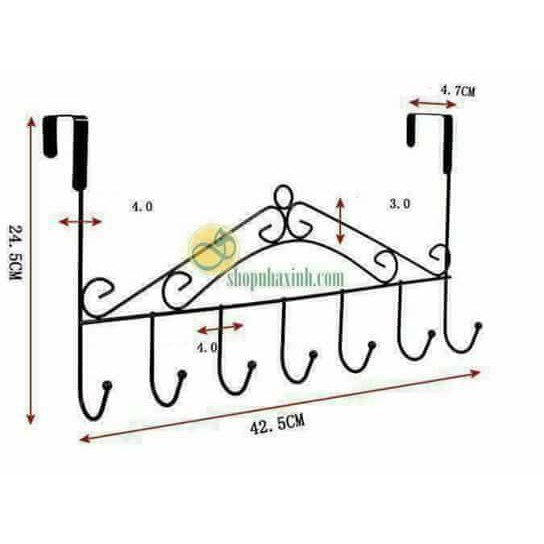 Móc treo quần áo sau cửa