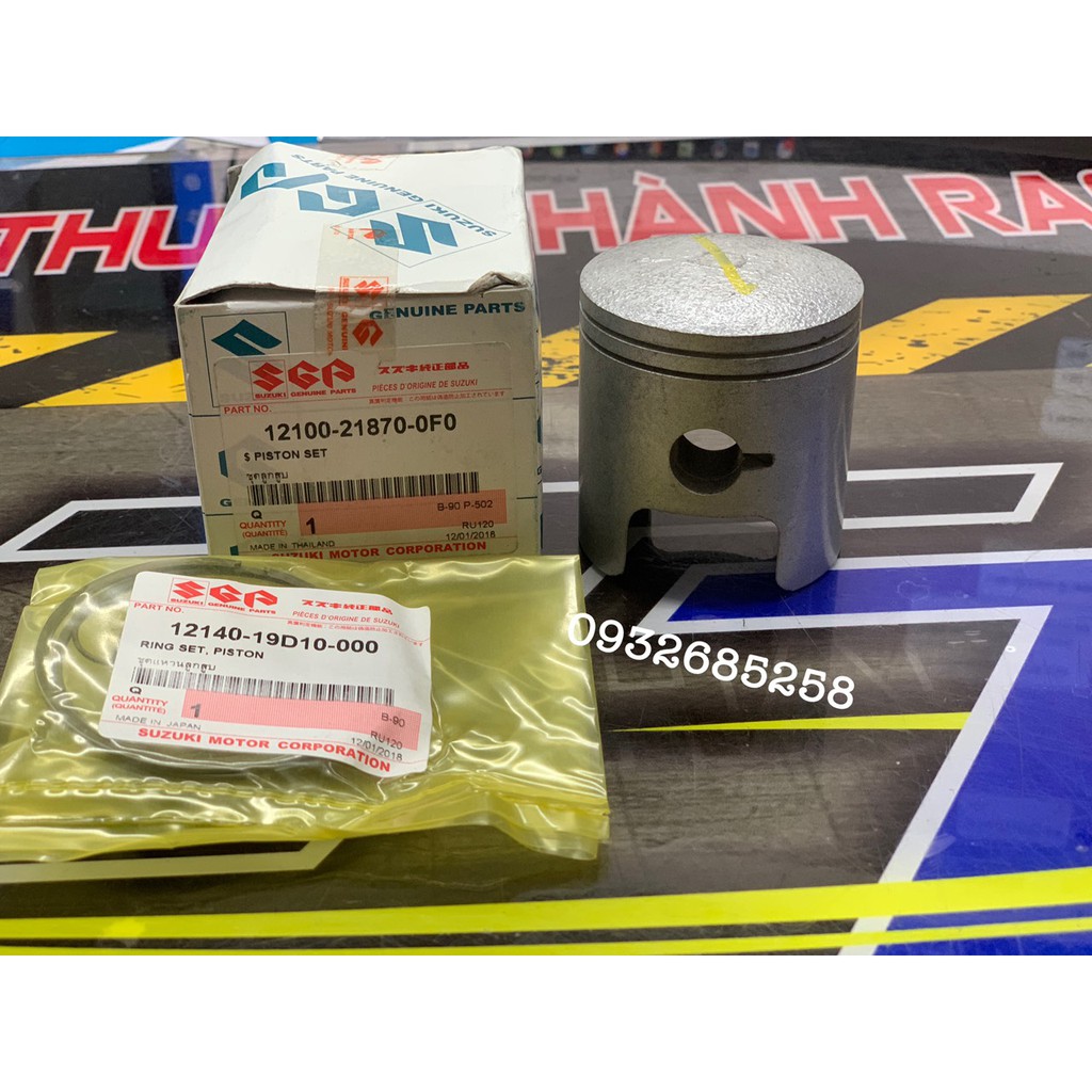 Bít tông / Pistong bạc ART Sport (Có ắc) Xipo/Satria/RGV