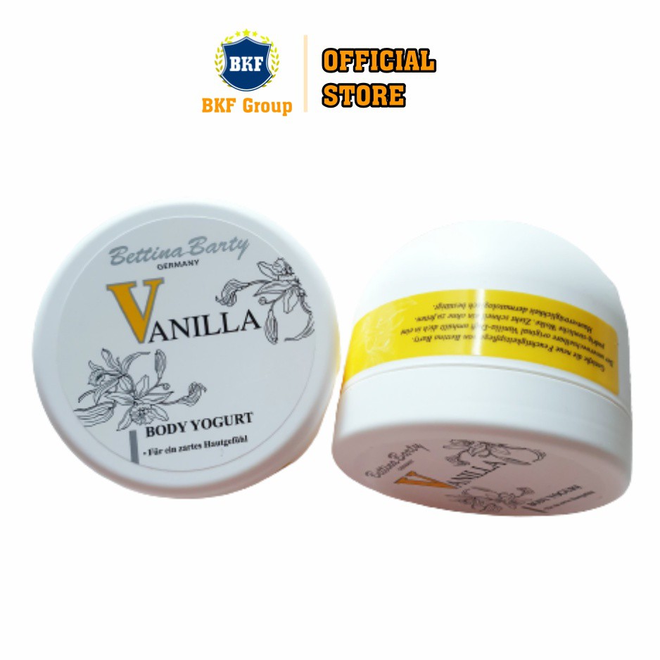 Kem dưỡng thể sữa chua Bettina Barty Vanilla body Yogurt 300g