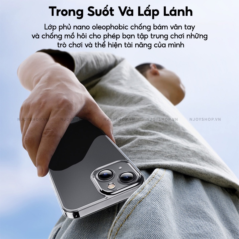 Ốp Lưng Siêu Mỏng Baseus Frosted Glass Mặt Lưng Kính Cường Lực Nhám Viền Tpu Mềm Bảo Vệ Cam Cho Ip 13 Pro Max 13 Pro