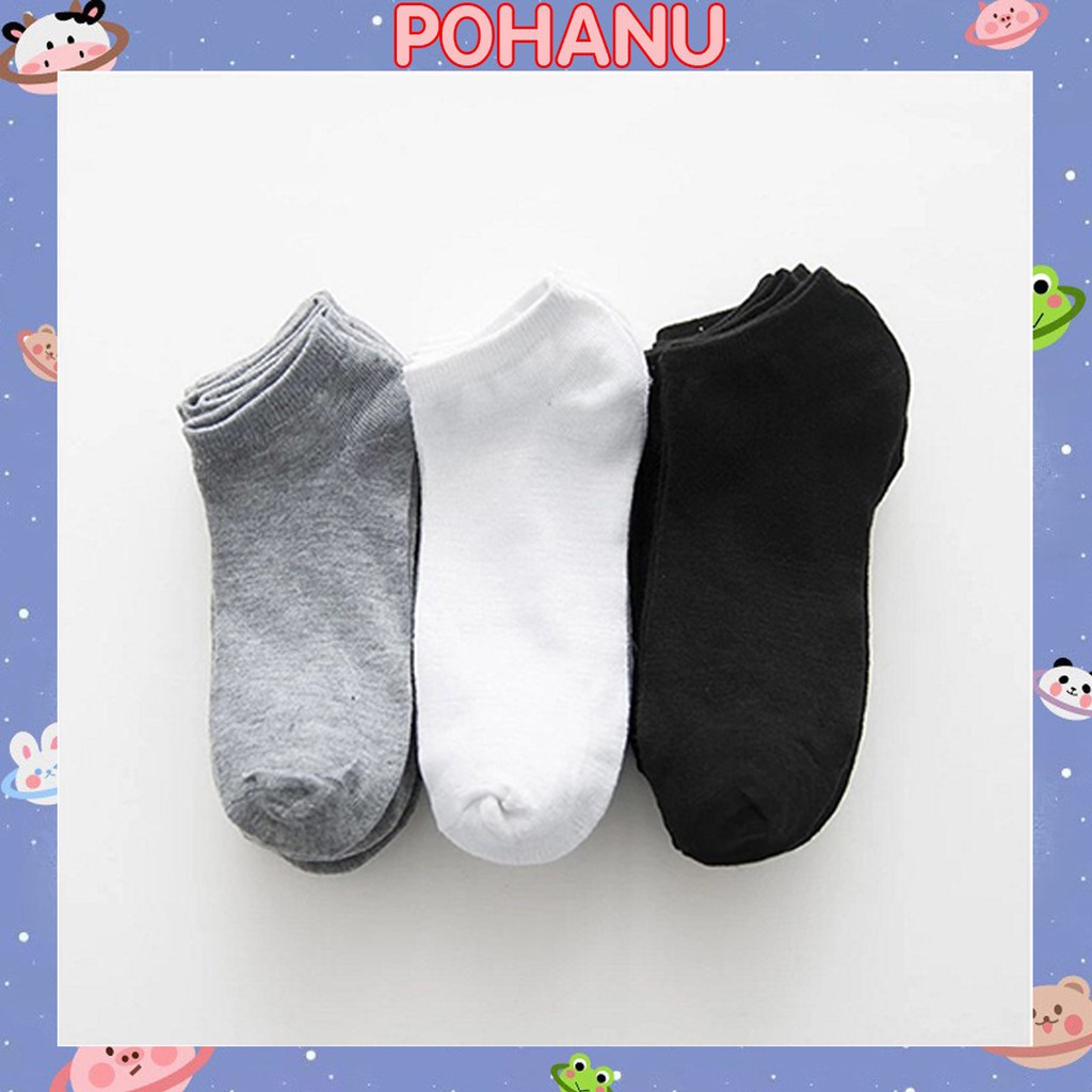 Set 10 Đôi Tất Unisex Docamo Xuất Nhật Cao Cấp Dày Dặn Kháng Khuẩn CT3