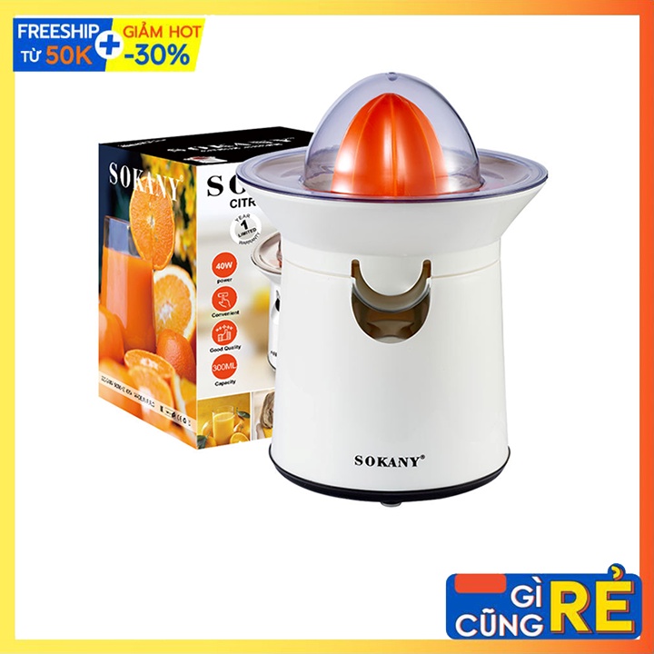 Máy Vắt Cam Sokany SK726 Chính Hãng - Máy Ép Nước Cam Tự Động Bằng Điện