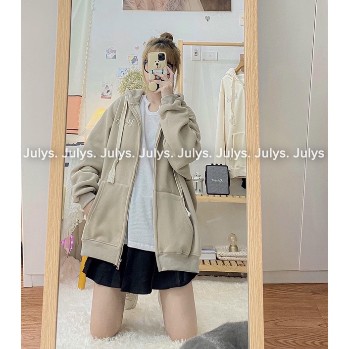 Áo Hoodie zip thêu chữ Bébé (ảnh thật shop chụp kèm video) | BigBuy360 - bigbuy360.vn
