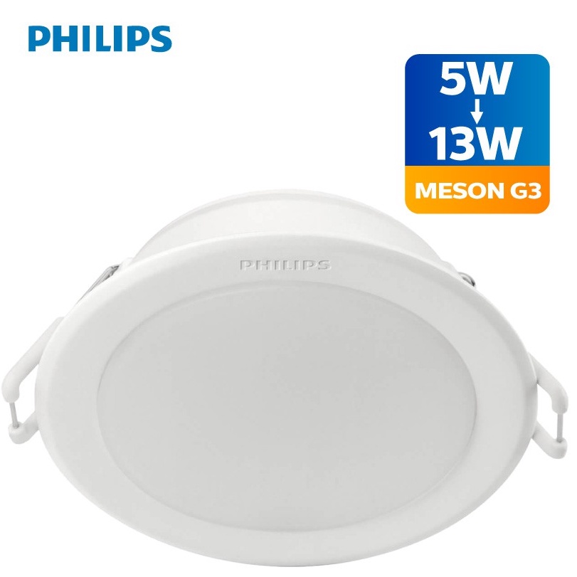 Đèn Downlight âm trần Philips MESON D80-D90-D105 Công Suất 7W-9W-13 Với Các Ánh Sáng Trắng Trung Tính BH 24 Tháng