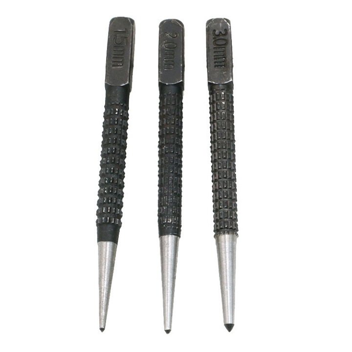 ĐINH ĐỤC LỖ LẤY TÂM CHUẨN trên mặt phăng dễ khoan không bị trượt  – 921