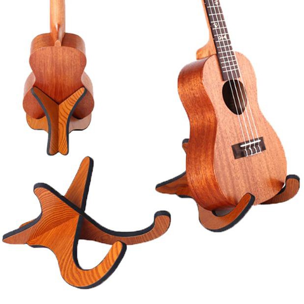 Kệ,giá để đàn ukulele,violin.guitar bằng gỗ gấp gọn