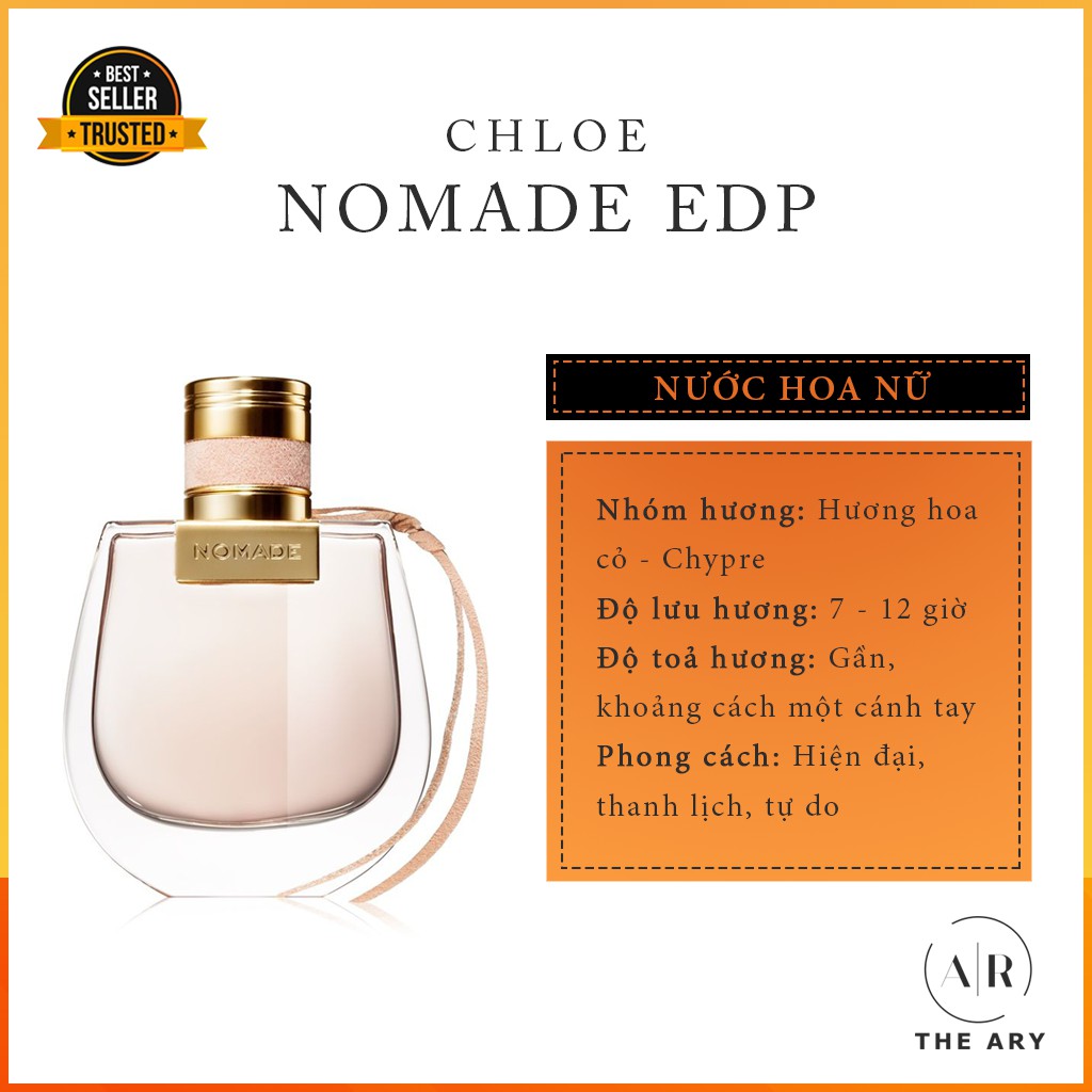 [Mẫu Thử 5, 10, 20ml] Nước Hoa Nữ Chloe Nomade Spray Women EDP