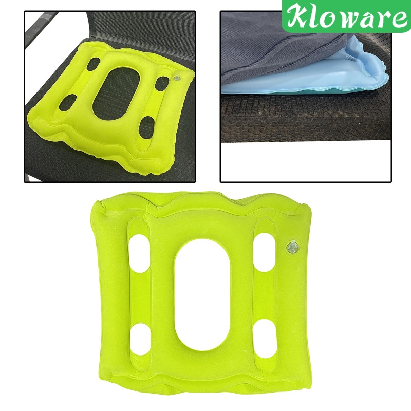 [KLOWARE]Square Air Inflatable Seat Cushion Pain Relief for Office Home Seat