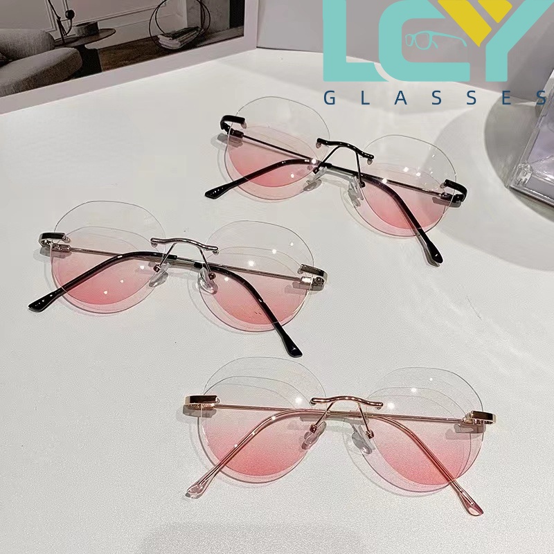 Lcy Mắt Kính Màu gradient Chống Ánh Sáng Xanh Thời Trang Cho Nữ 3305