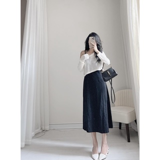 Set váy 2 dây kèm áo lưới by Samhyewear