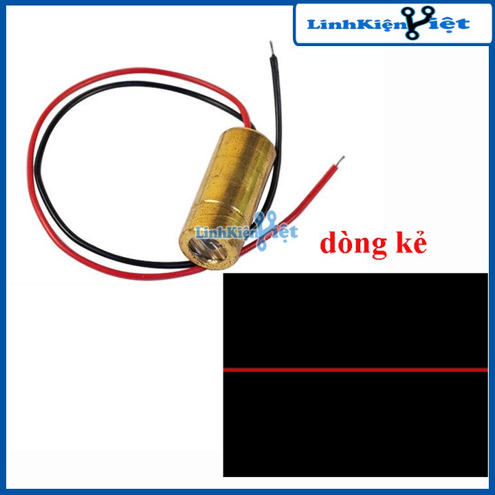 Đầu Phát Laze 9mm 3V 5mW Sáng Đỏ
