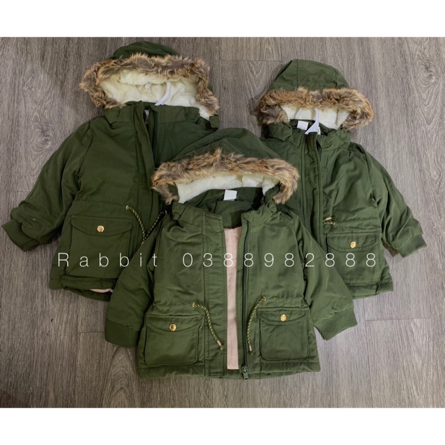 Parka xanh rêu