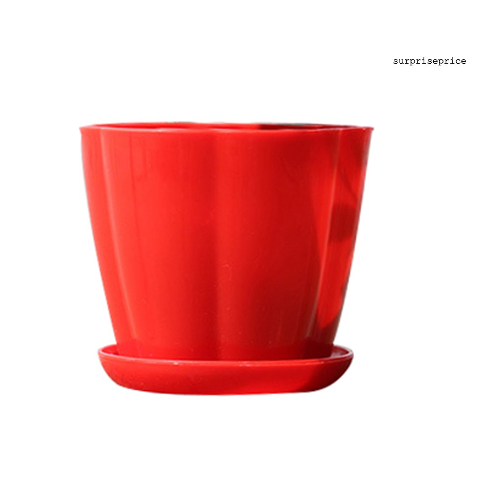 Chậu Hoa Bằng Nhựa Hình Quả Bí Ngô Xinh Xắn Dễ Thương