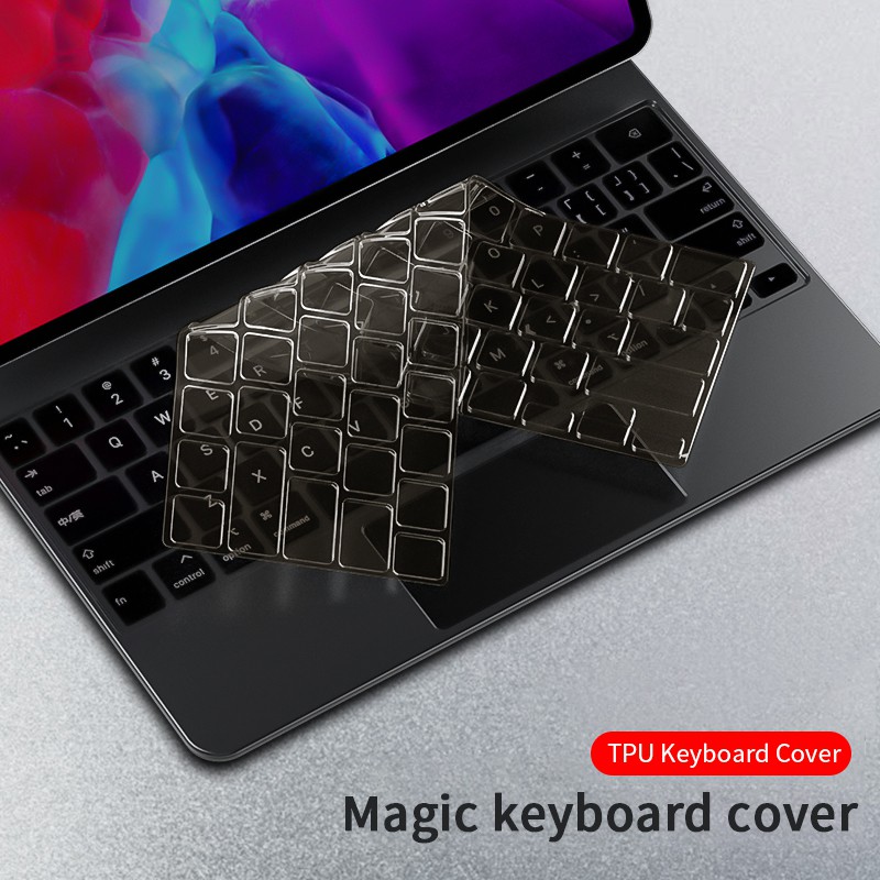 Miếng Dán Bảo Vệ Bàn Phím Bằng TPU Trong Suốt Chống Nước/Bụi Bẩn Cho Ipad Pro 11 12.9 Inch 2020 2021