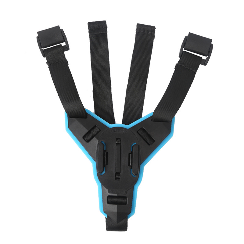 Mount Gắn Cằm Cho GoPro Telesin - Bộ Gắn Cằm Lên Mũ Fullface  Kèm đế khóa J