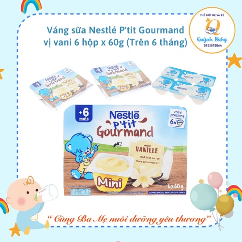 Váng sữa Nestle Pháp cho bé ăn dặm