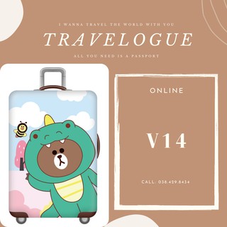Vỏ bọc vali - Áo trùm vali - Bao vali chống trầy xước ❤️FREESHIP ❤️ ORDER ❤️