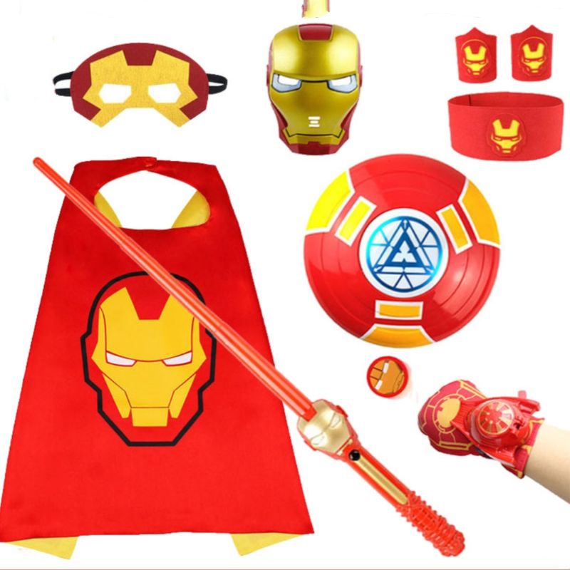 Bộ Phụ Kiện Siêu Nhân Siêu Anh Hùng Avengers Đầy Đủ Cho Các Nhân Vật
