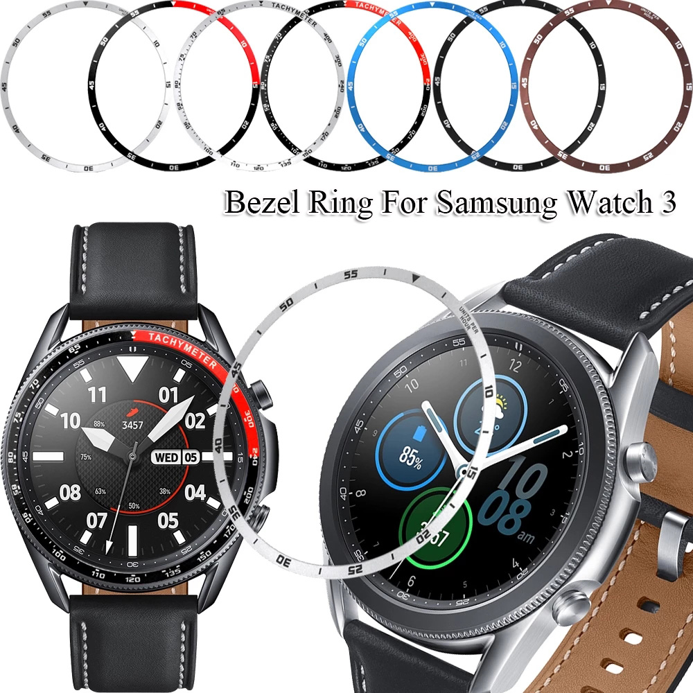 Khung Kim Loại Chống Trầy Cho Đồng Hồ Samsung Galaxy Watch 3 41mm 45mm