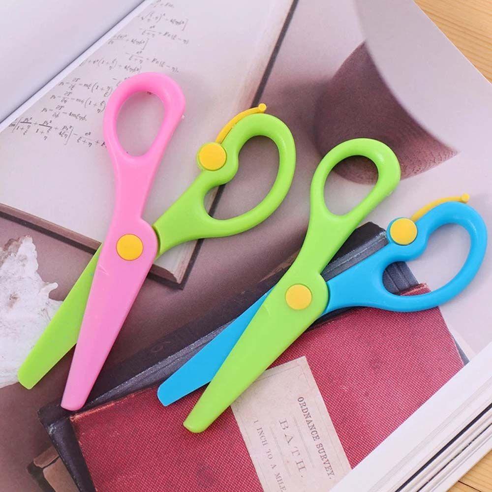 Kéo Cắt Giấy Thủ Công Đầu Tròn Mini An Toàn DIY