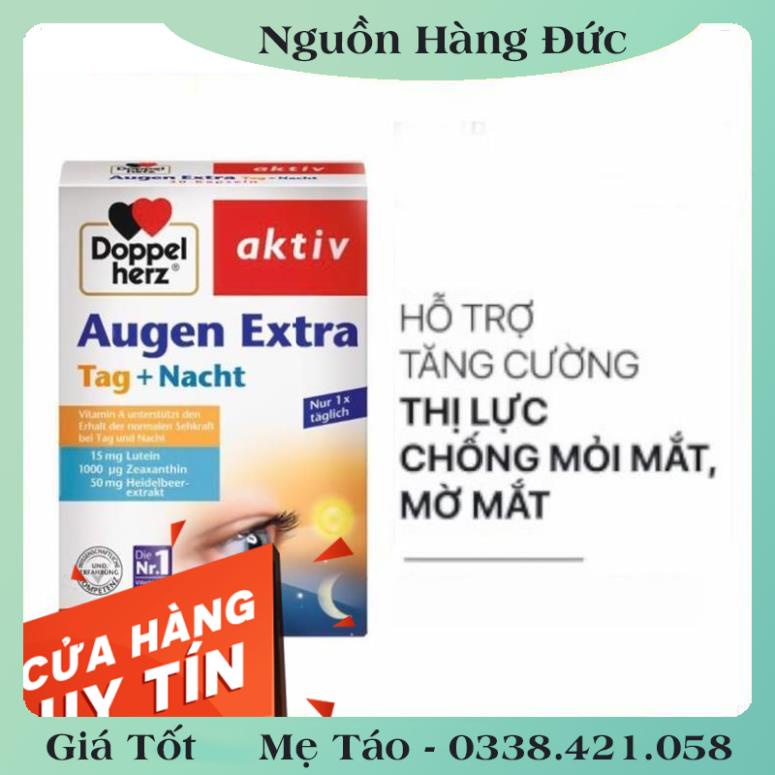 [auth] Viên Uống Bổ Mắt Doppelherz Augen Extra - Bổ Sung Vitamin A, Chống Mỏi Mắt, Tăng Cường Thị Lực [Hot]