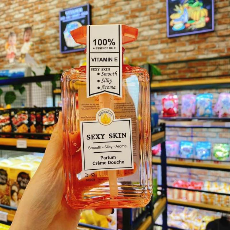 SỮA TẮM HƯƠNG NƯỚC HOA PHÁP SEXY SKIN 600ML CHÍNH HÃNG✨