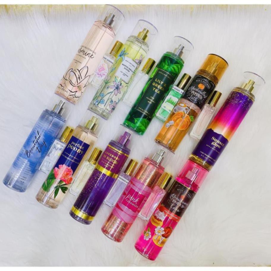 (20ml-chọn mùi) Xịt Thơm Toàn Thân Bath& Body Works new 2020 | Thế Giới Skin Care