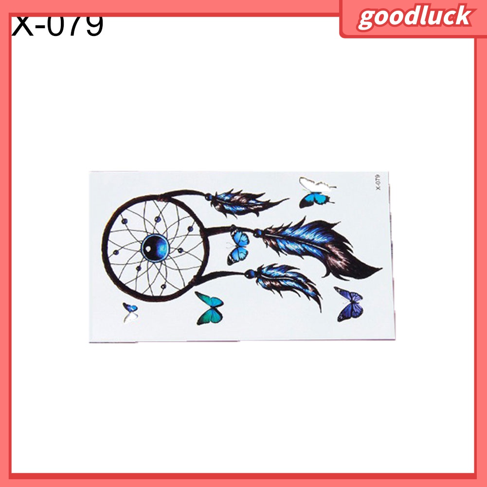 Hình Xăm Dán Tạm Thời Họa Tiết Dream Catcher 3D Chống Nước