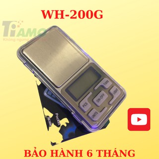 Cân nhà bếp WH-200G có trọng lượng 200G/0,1G thực phẩm siêu nhỏ, nhẹ, siêu tiện ích bảo hành 6 tháng