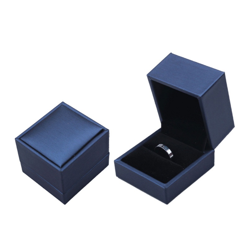 Flgo Hộp Đựng Nhẫn Đính Hôn Bằng Nhung Có Đèn LED Sang Trọng