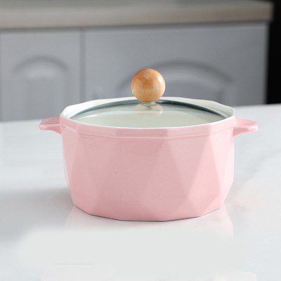 Bát Sứ Bộ Bát Đĩa Decor Bát Ăn Cơm Bộ Chén Dĩa Sứ Dễ Thương Nồi Kim Cương Cute Cao Cấp S42