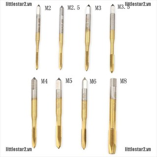 Dụng cụ cắt ren xoắn m2 / m2.5 / m3 / m3.5 / m4 / m5 / m6 / m8 hss