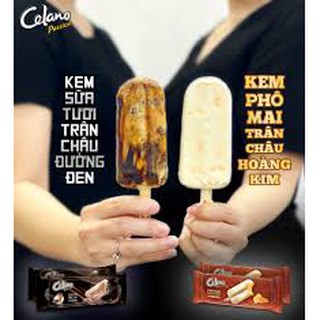 KEM SỮA TƯƠI CELANO TRÂN CHÂU ĐƯỜNG ĐEN/ PHÔ MAI TRÂN CHÂU HOÀNG KIM