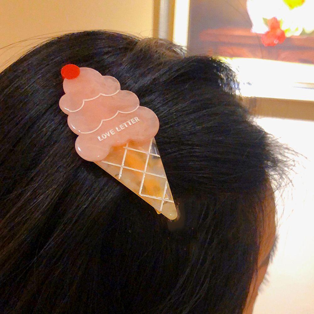 Kẹp Tóc Hình Cây Kem 15H Dễ Thương Dành Cho Nữ