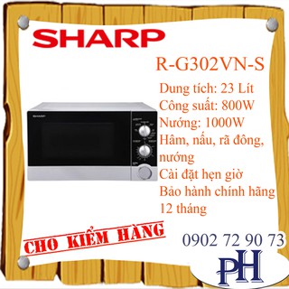 LÒ VI SÓNG SHARP R-G302VN-S