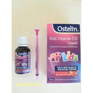 Vitamin D3 Ostelin 20ml hàng Úc