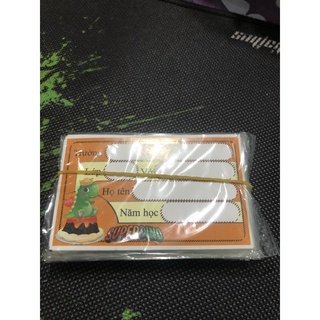 Tệp 80 Nhãn Vở Có Decan Hình Đẹp