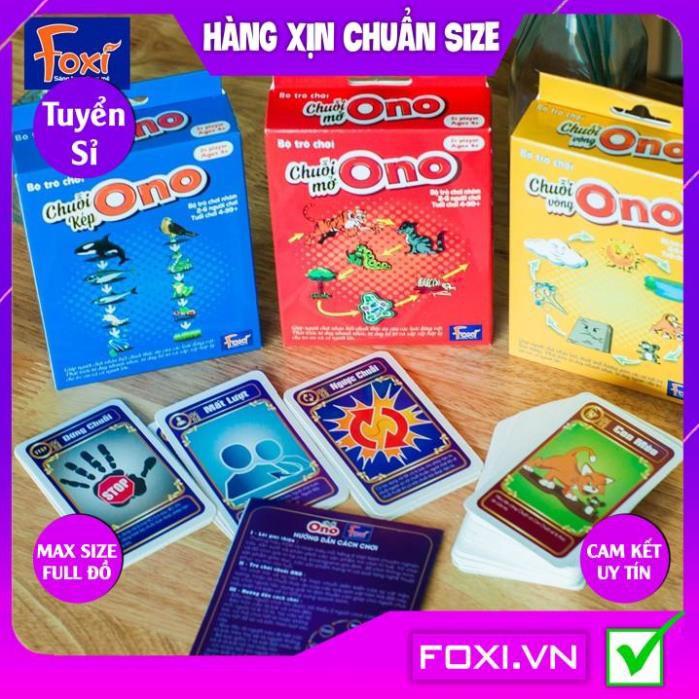 Board game-Flashcard-Chuỗi Ono Foxi-đồ chơi trẻ em-thẻ thông minh-tư duy-vui nhộn-logic-Tăng cường khả năng ứng biến