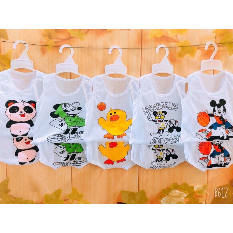 [SALE] SET 05 BỘ COTTON BA LỖ CHO BÉ, HÀNG ĐẸP, ẢNH THẬT - SET2