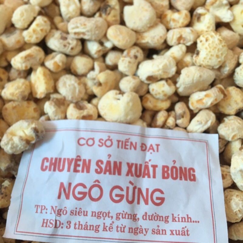 Bỏng ngô gừng  500 gram