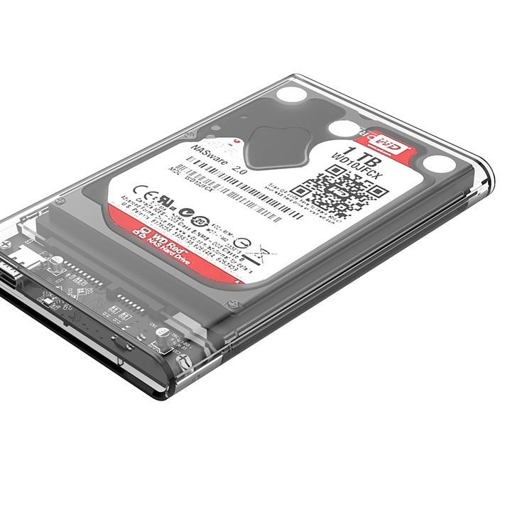 ORICO Vỏ Đựng Ổ Cứng Trong Suốt Type-C 3.1 Gen2 2139C3-G2 2.5in | BigBuy360 - bigbuy360.vn