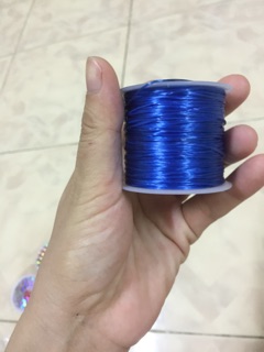 Cuộn cước lụa màu xanh dương co giãn