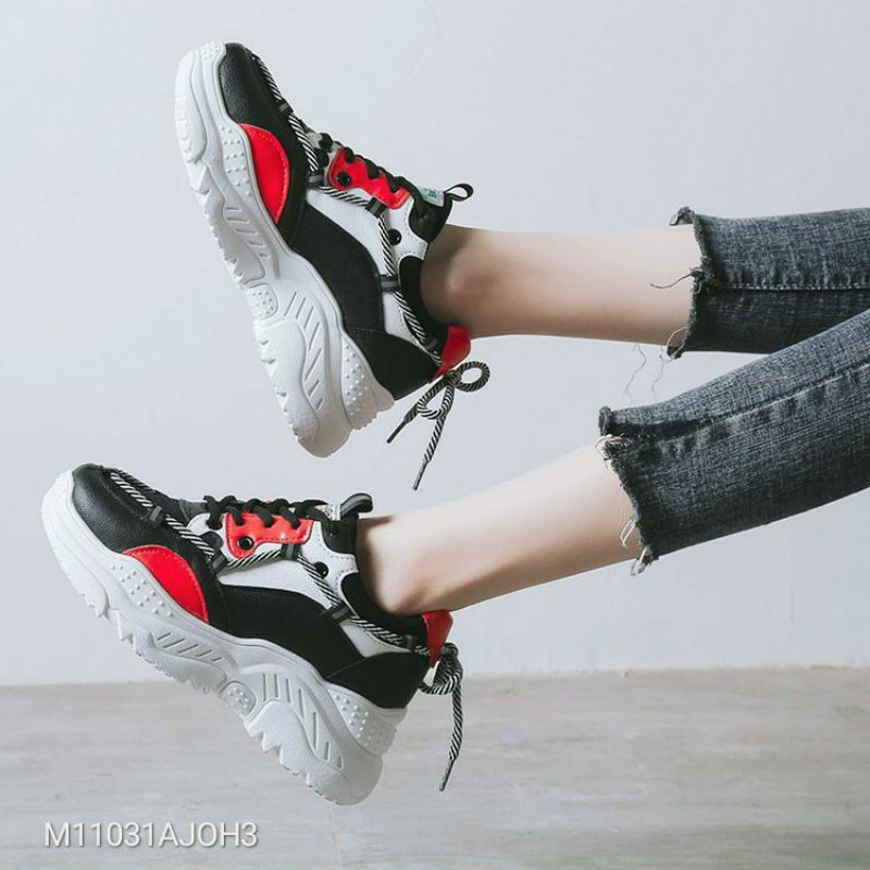 Giày thể thao TT19 hàng QC sneakers bata phản quang big size 36 ~ 40 - M11031AJOH3