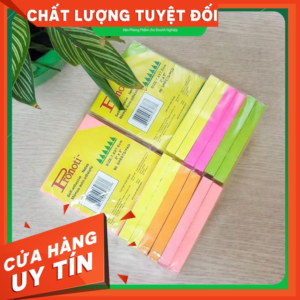Chính Hãng Giấy nhắn 3x3 Pronoti (7,6cm x 7,6cm)