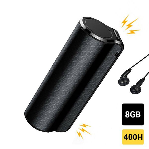 Máy ghi âm mini chuyên dụng Q70 bộ nhớ 8GB - Chống nước, có nam châm ghi âm vòng lặp 40 ngày